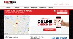 Desktop Screenshot of haircutmenarnoldmo.com