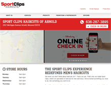 Tablet Screenshot of haircutmenarnoldmo.com